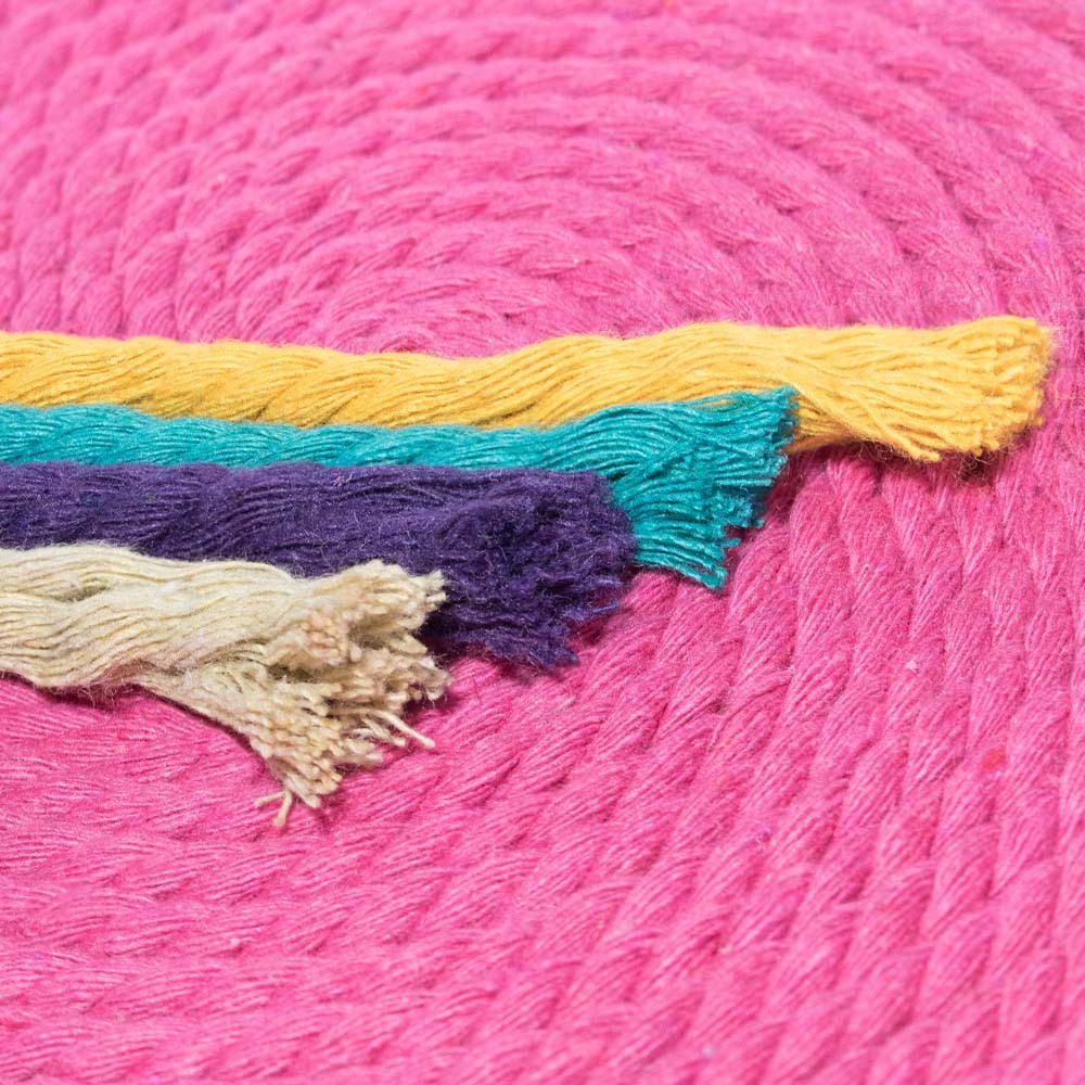 Premium Super Soft Colored Twisted Cotton Rope - 1/4" Diameter, Multiple Lengths