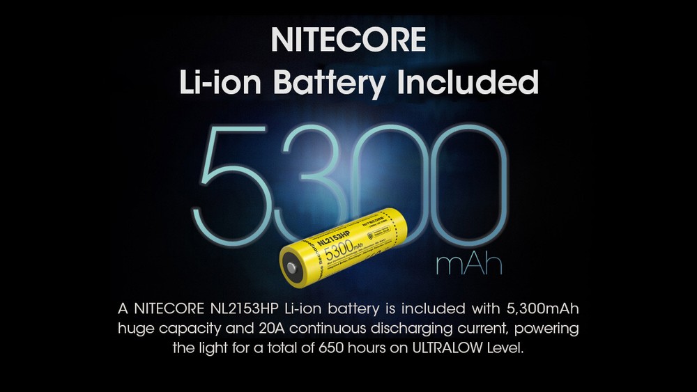 Nitecore MH25 Pro 3300 Lumen Long Throw Rechargeable Flashlight