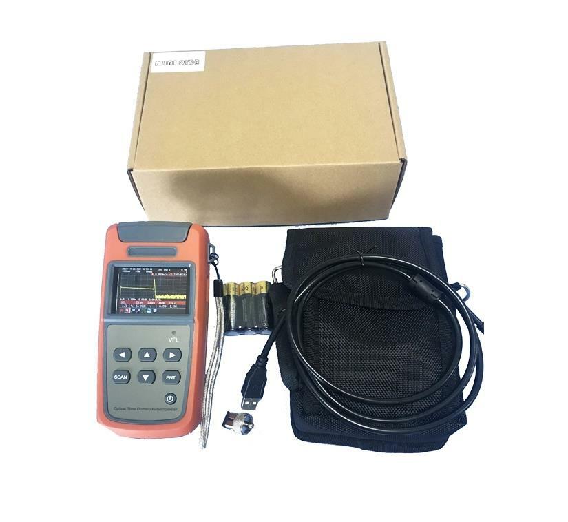 Optical Time Domain Reflectometer OTDR with VFL Visual Fault Locator Function
