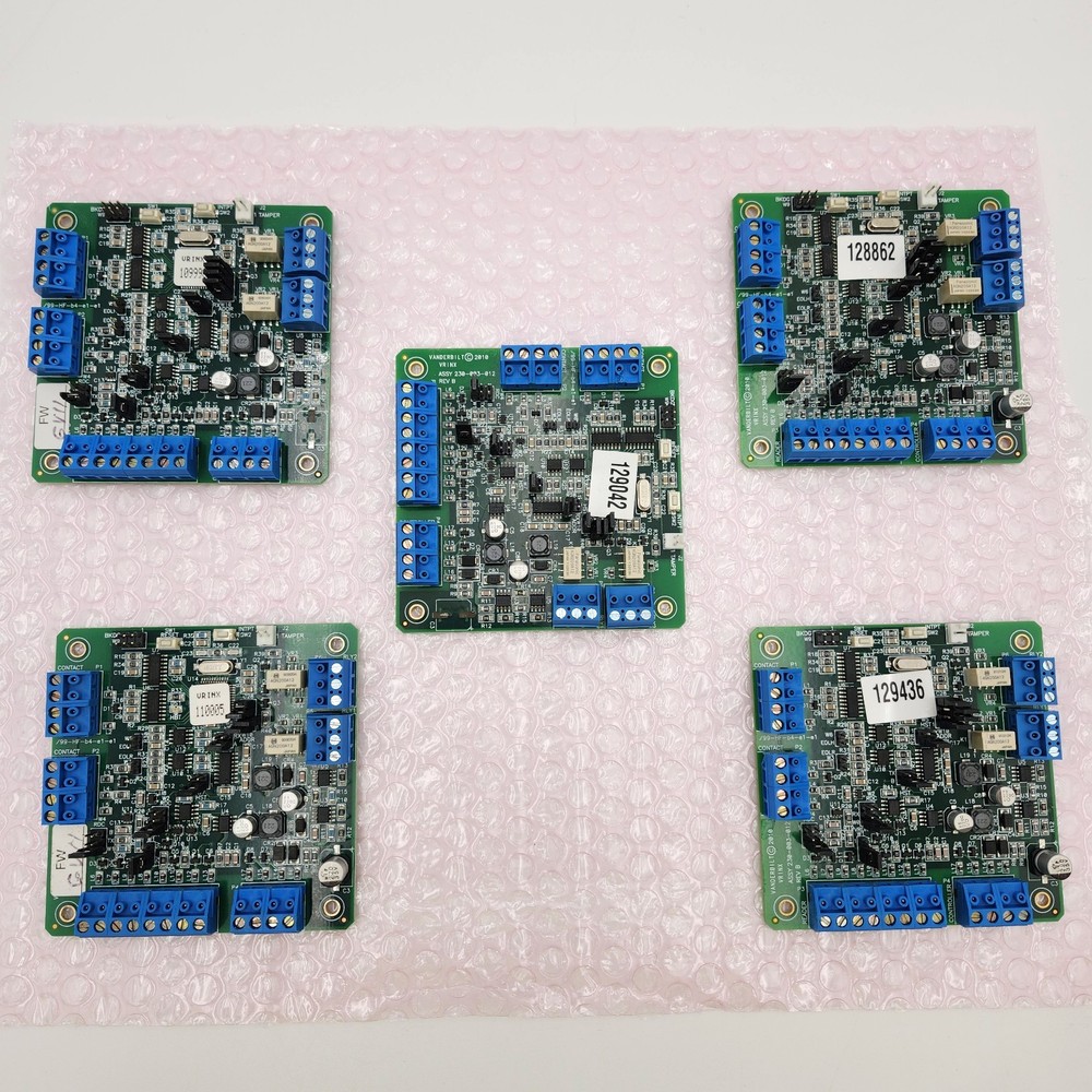 Lot of 5 Vanderbilt VRINX Reader Interface Boards