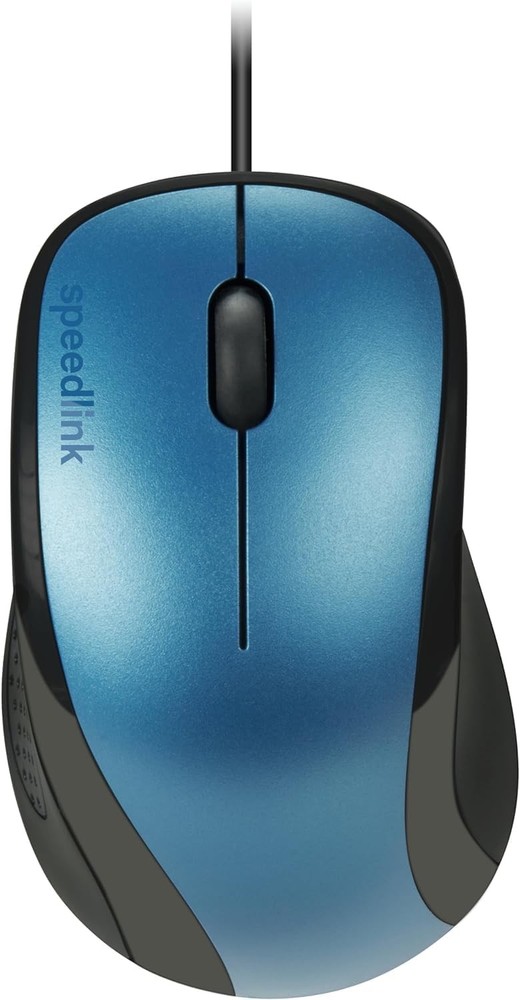 Speedlink KAPPA Mouse - 3 Buttons - Optical Sensor, Blue Wired blue