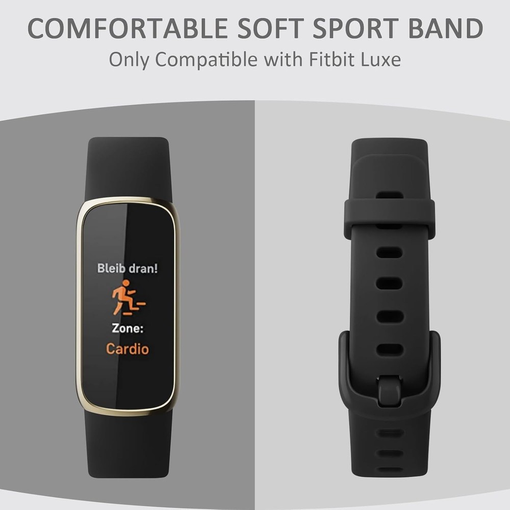 Bands for Fitbit Luxe Silicone Replacement Strap