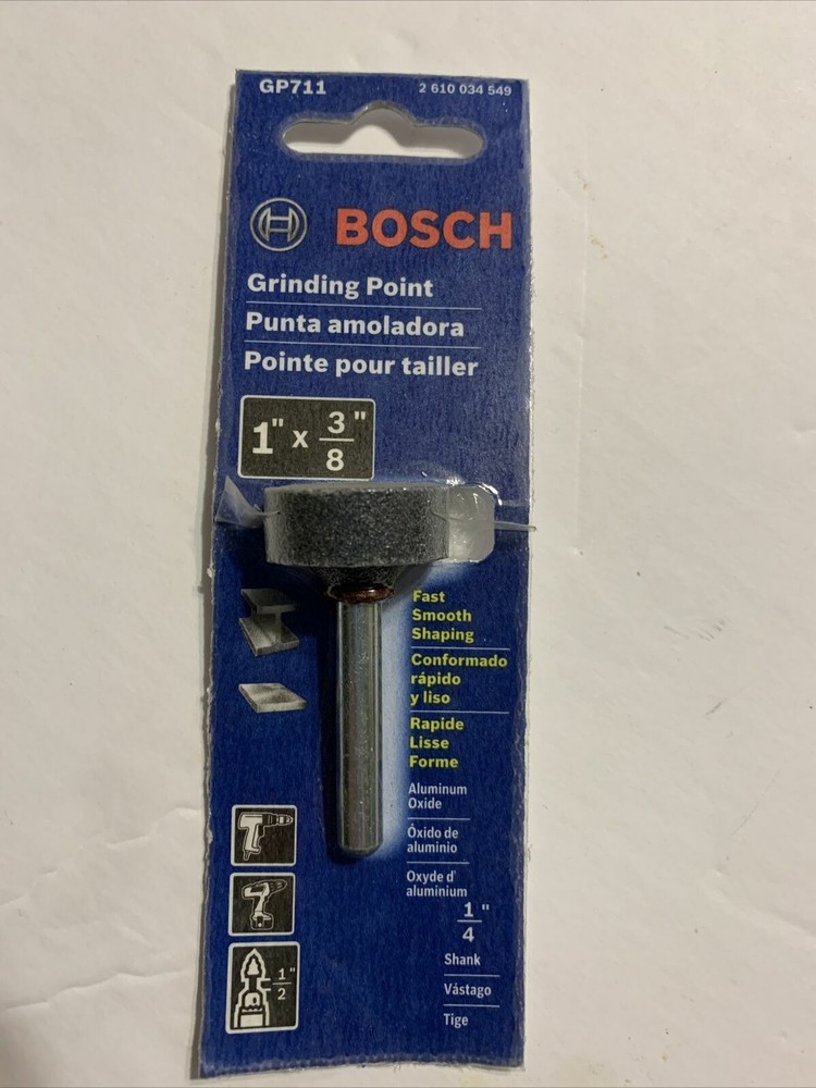 Bosch Grinding Points GP711 1” x 3/8” Fast Smooth Shape7890231