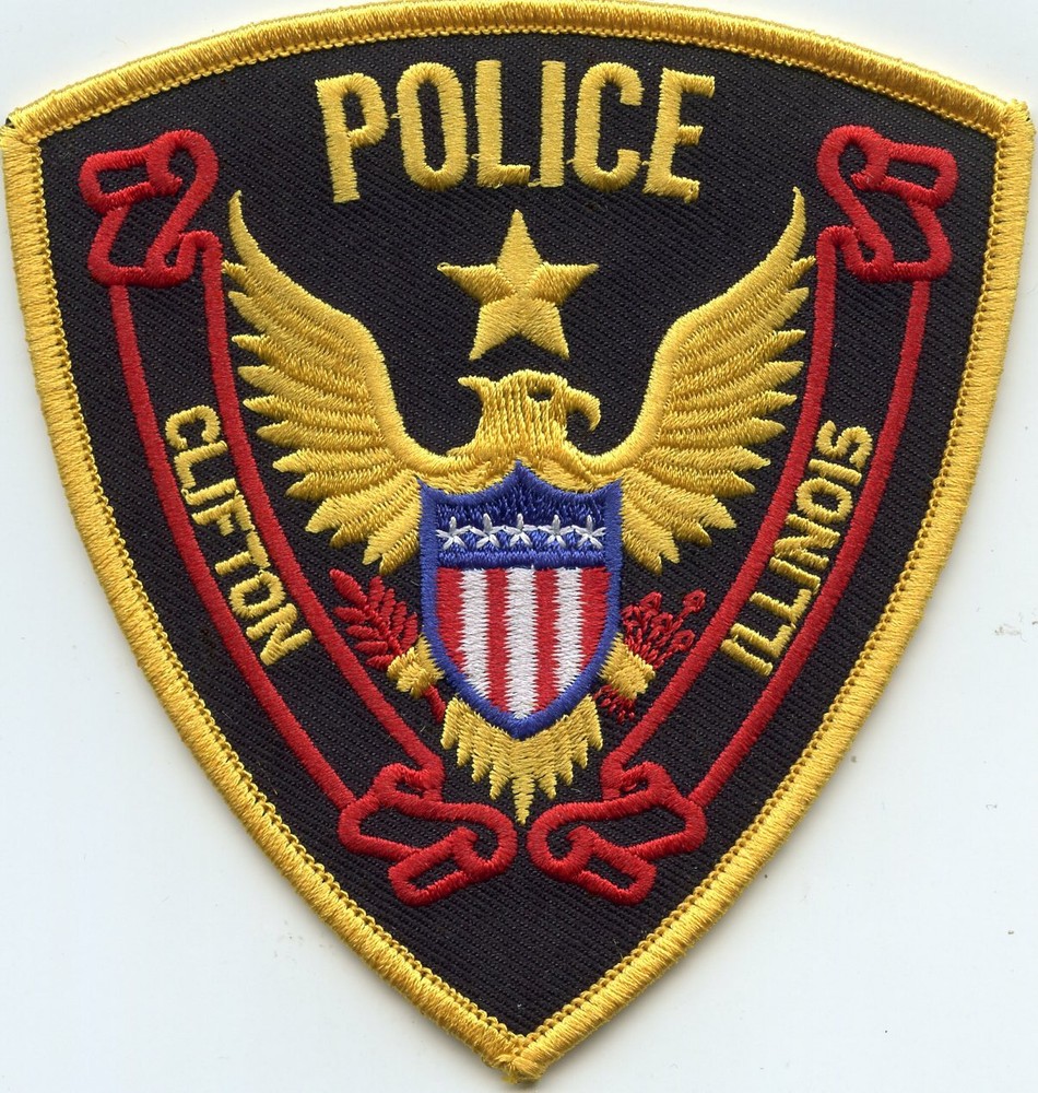 CLIFTON ILLINOIS IL POLICE PATCH