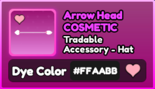 World Zero WZ - COSMETICS - #FFAABB (LOVE) - HAT