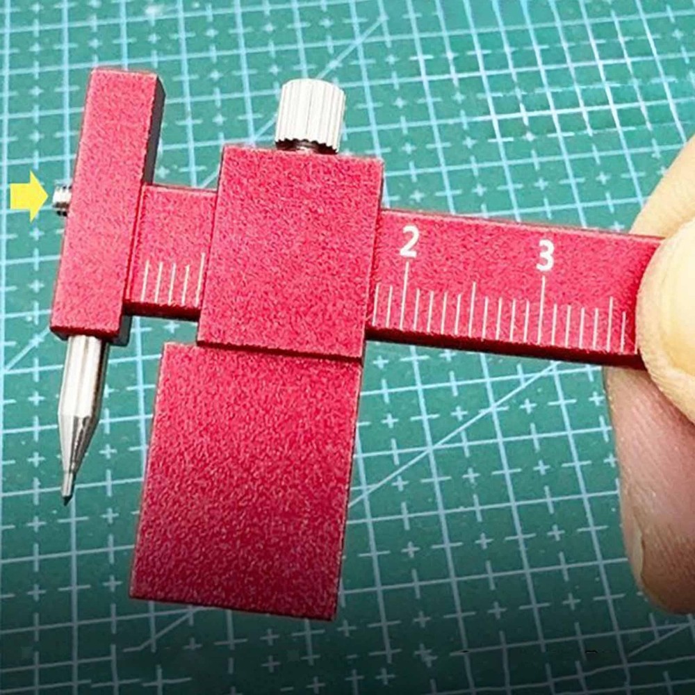 Auxiliary Ruler Woodworking Scriber Isometric Parallel Scribe