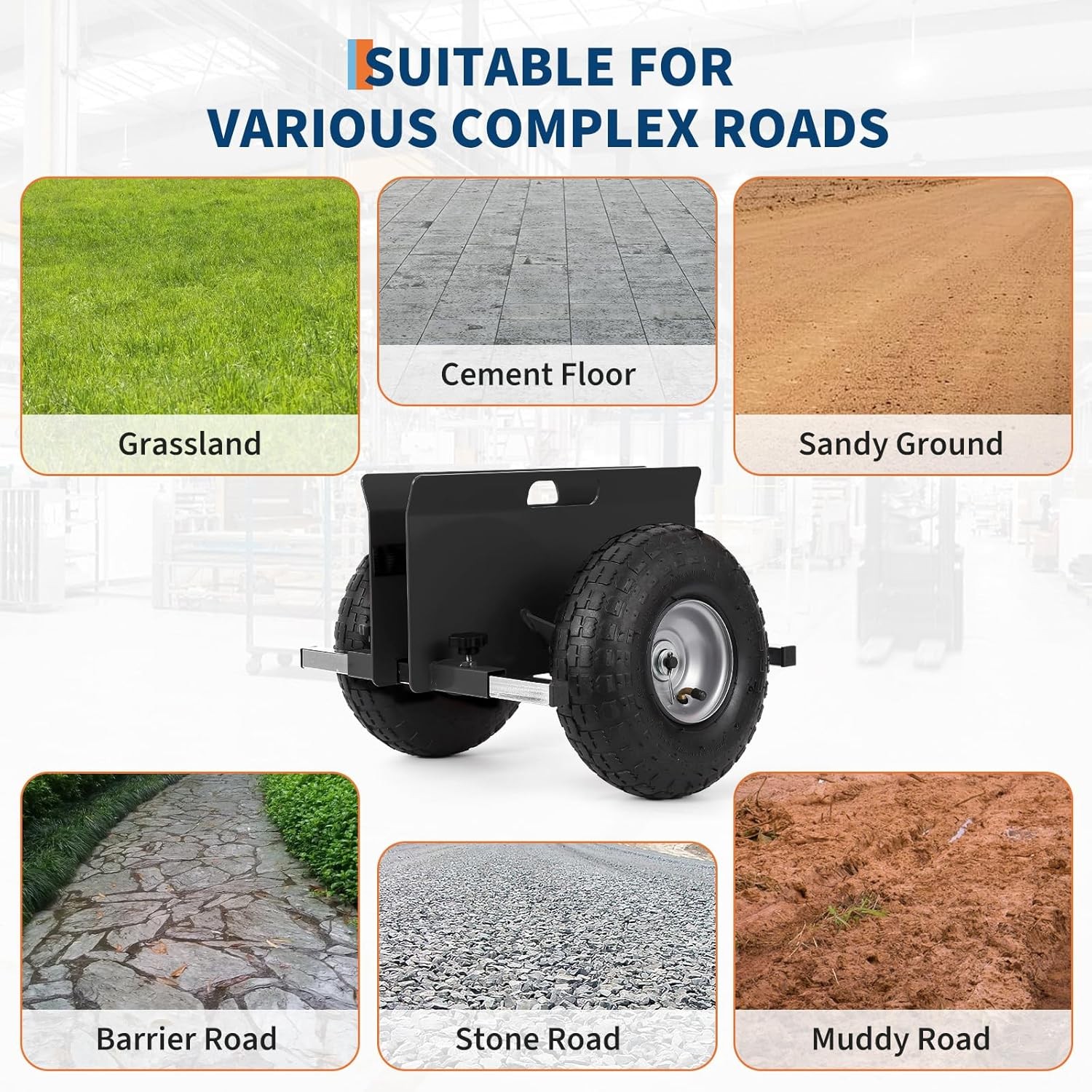 Panel Dolly Drywall Mover Cart Heavy Duty 600LBS Capacity for Wood Panels Black