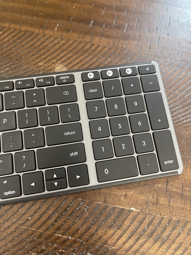 Wireless Bluetooth Keyboard and Mouse for Mac, Multi-Device Space Gray