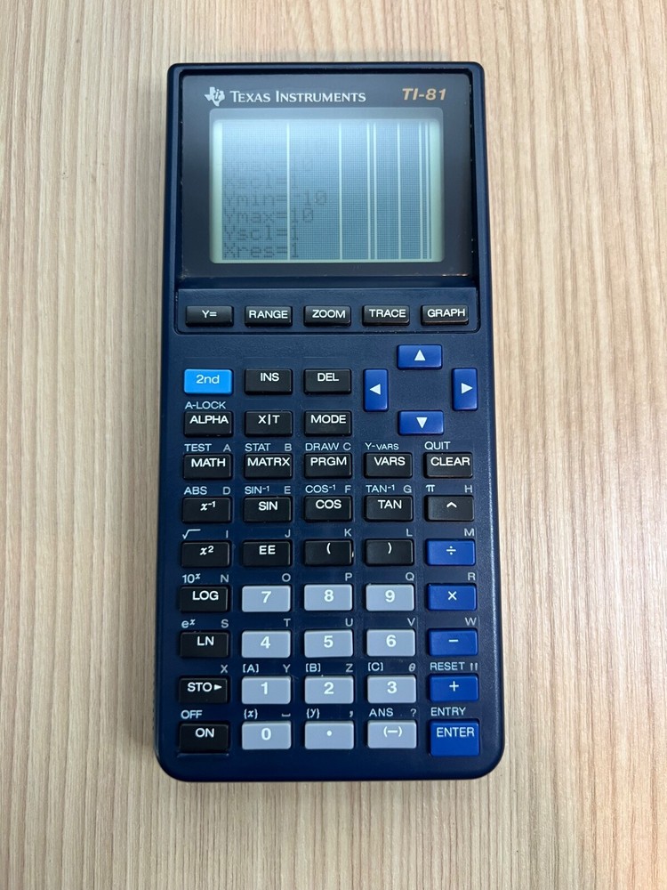 Texas Instruments TI-81 Graphing Calculator Cover Display Issue Read