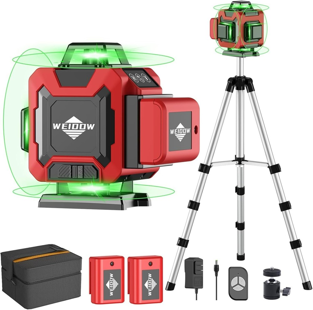 16-line Laser Level 360 Self Leveling with Tripod for Construction Projects