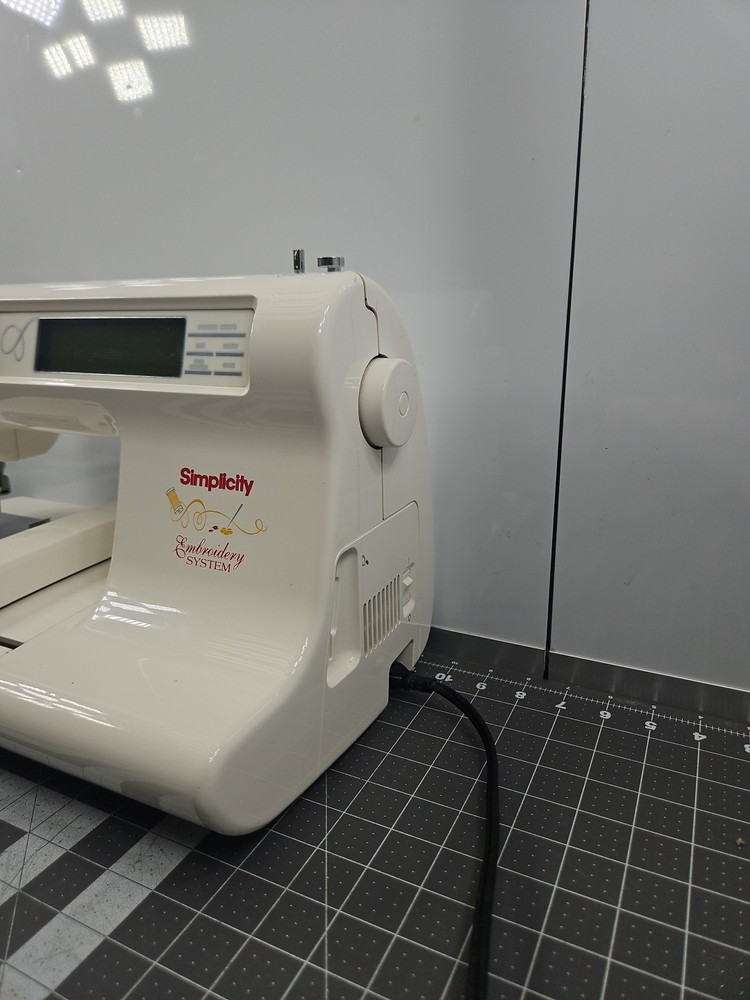 Simplicity Embroidery Only Machine Model SE2 Touch Screen White Works