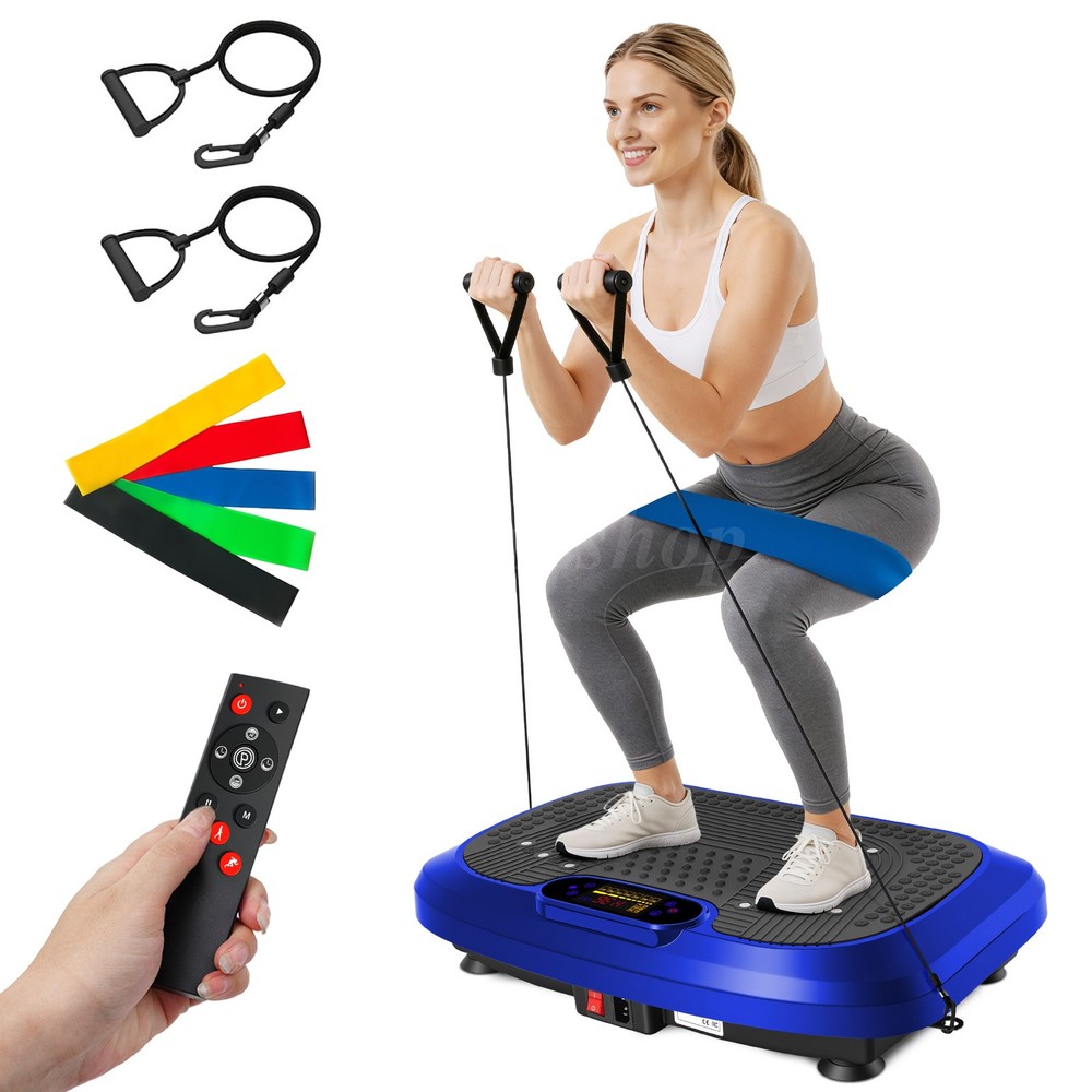 Vibration Plate Exercise Machine Whole Body Workout Vibrate Platform Bluetooth