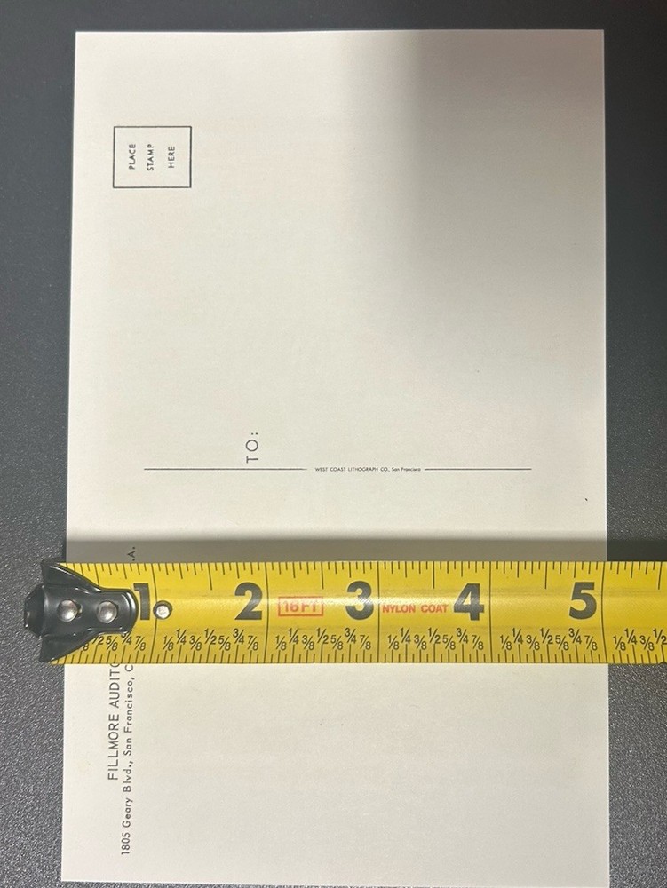 1966-FILLMORE-BG-7 POSTCARD/REPRINT-QUICKSILVER MESSENGER SERVICE-WES WILSON