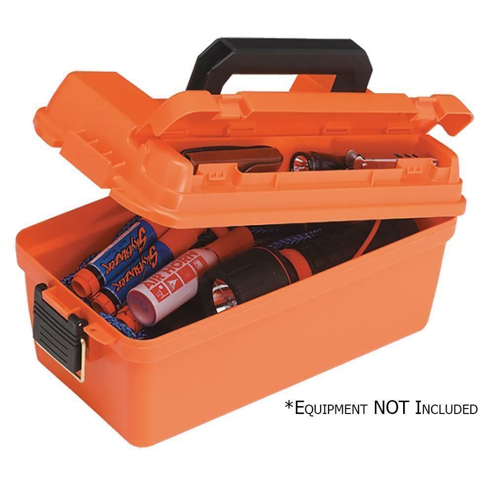 Plano Shallow Dry Storage Box Orange #141250