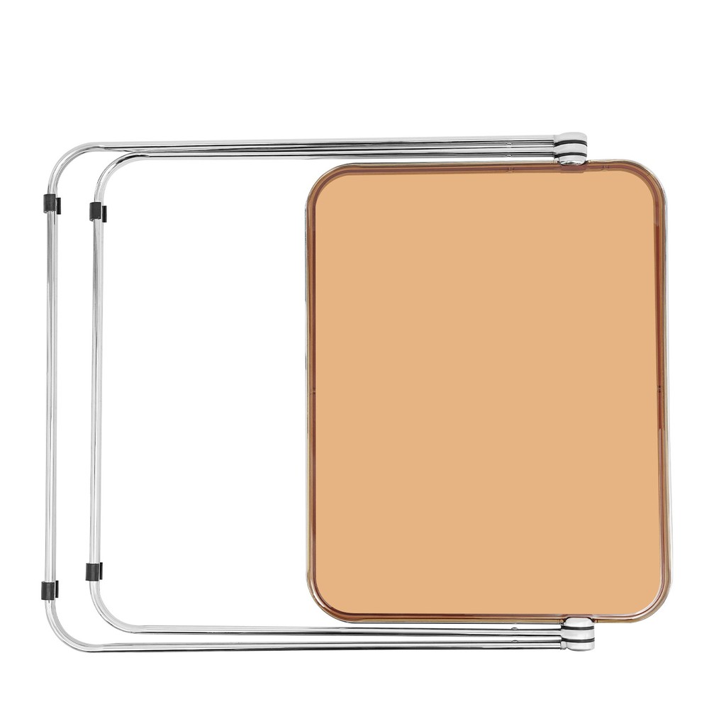 Clear Folding Table Camping BBQ Dining Table Indoor Outdoor Work Computer Desk