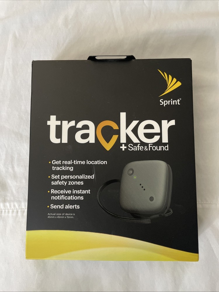 BRAND NEW SEALED Sprint Tracker Safe &Found GPS Tracker Apple Android Compatible