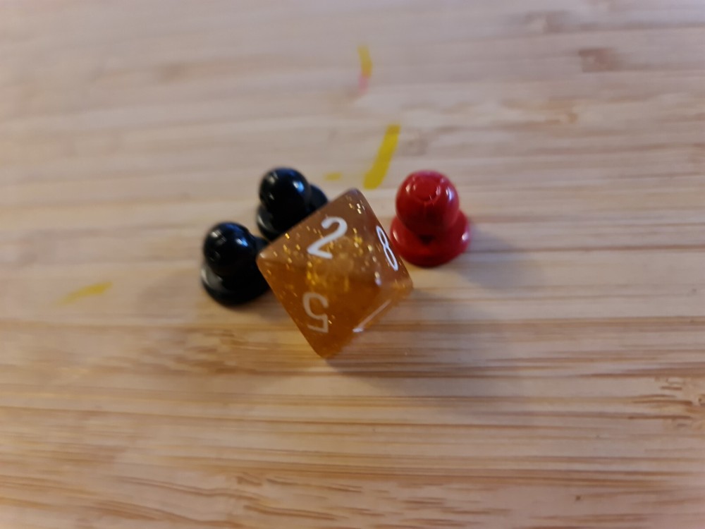 Harry Potter Chamber Secrets TRIVIA GAME Replacement PIECES, 8 Sided Dice