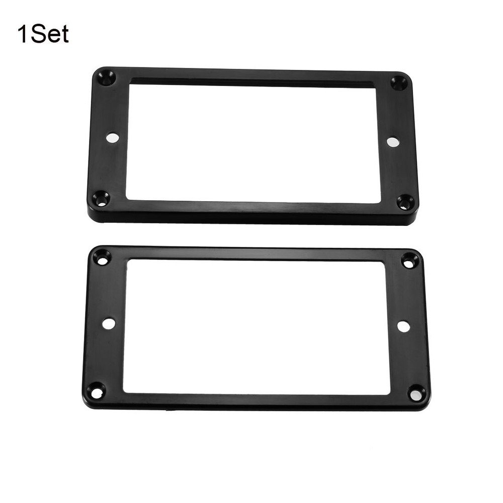 Humbucker Pickup Ring Pickup Mounting Frame Flat Bottom Pickup Black