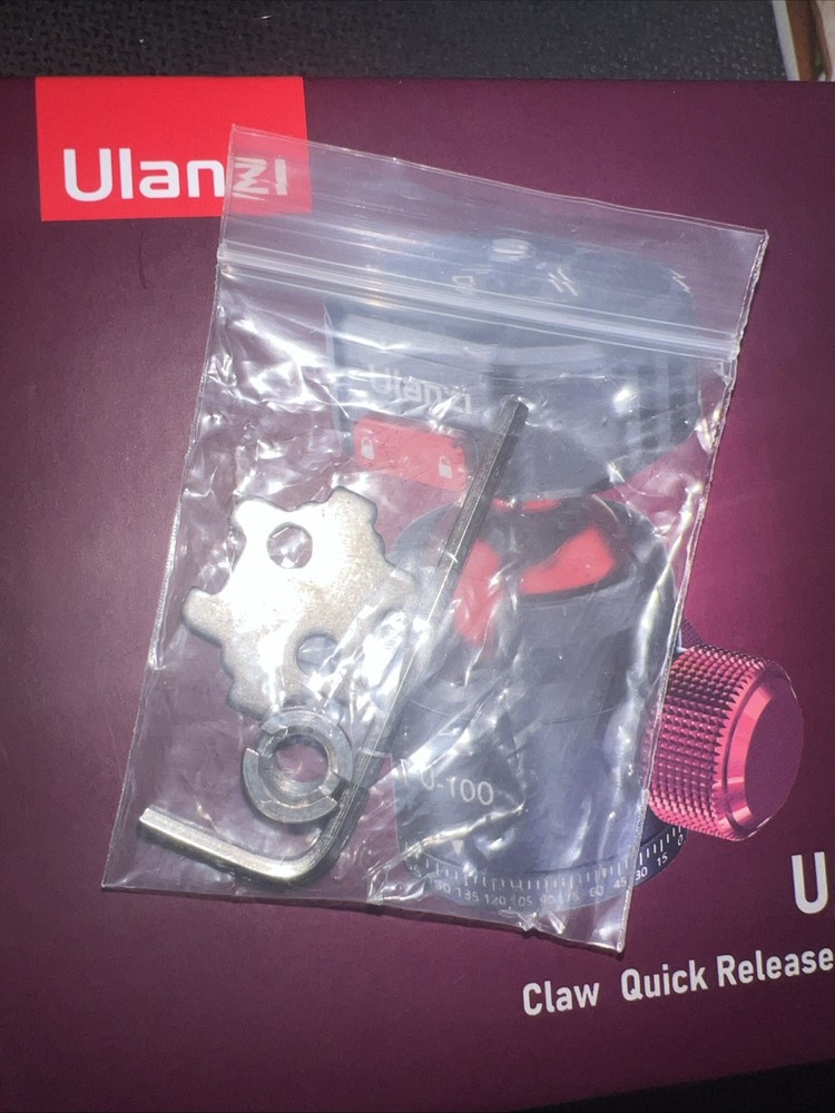 U-100 Quick Release Ball Head Tripod Mount with Cold Shoe for Camera LED Light