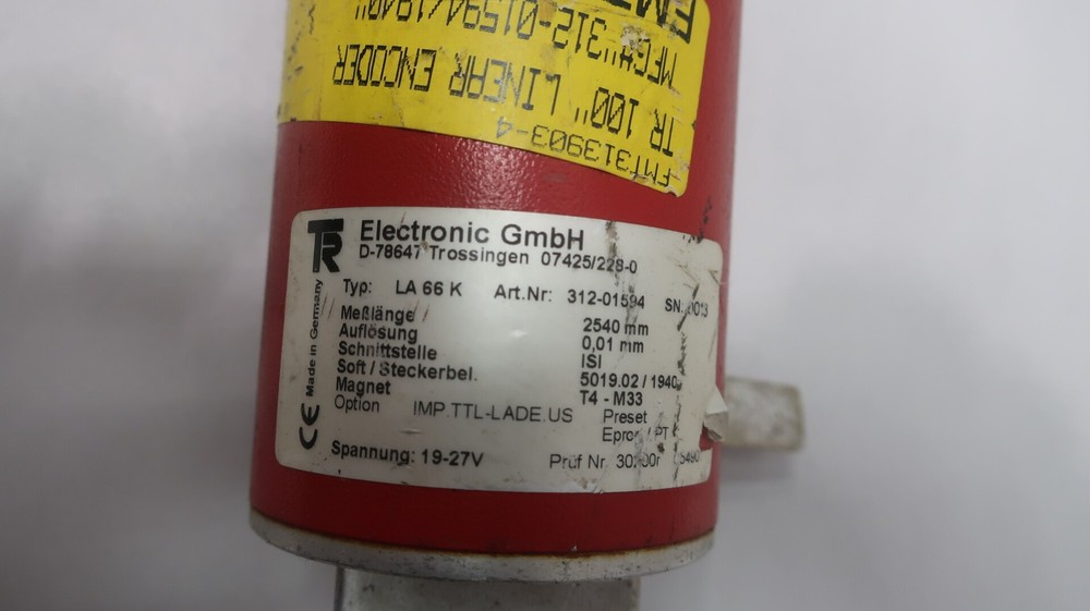 Tr Electronic LA-66-K 312-01594 Linear Encoder 2540mm 19-27v-dc