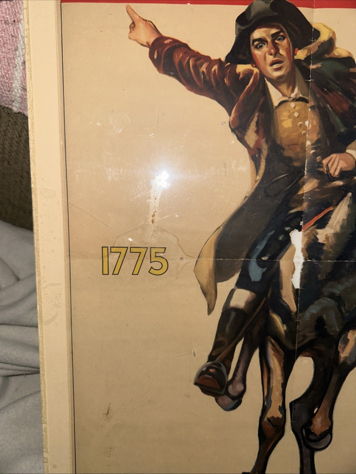 Antique N.R.A National Revival Act Poster Original Wake Up Americans