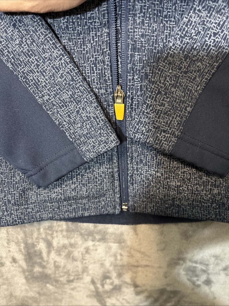 McDonalds Apparel Collection Jacket Size S Blue Full Zip Work Uniform Polyester