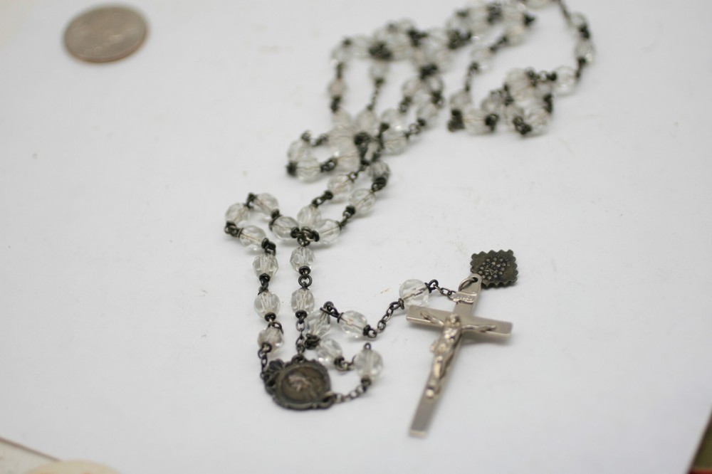 Rock Crysta Antique Rosary E1