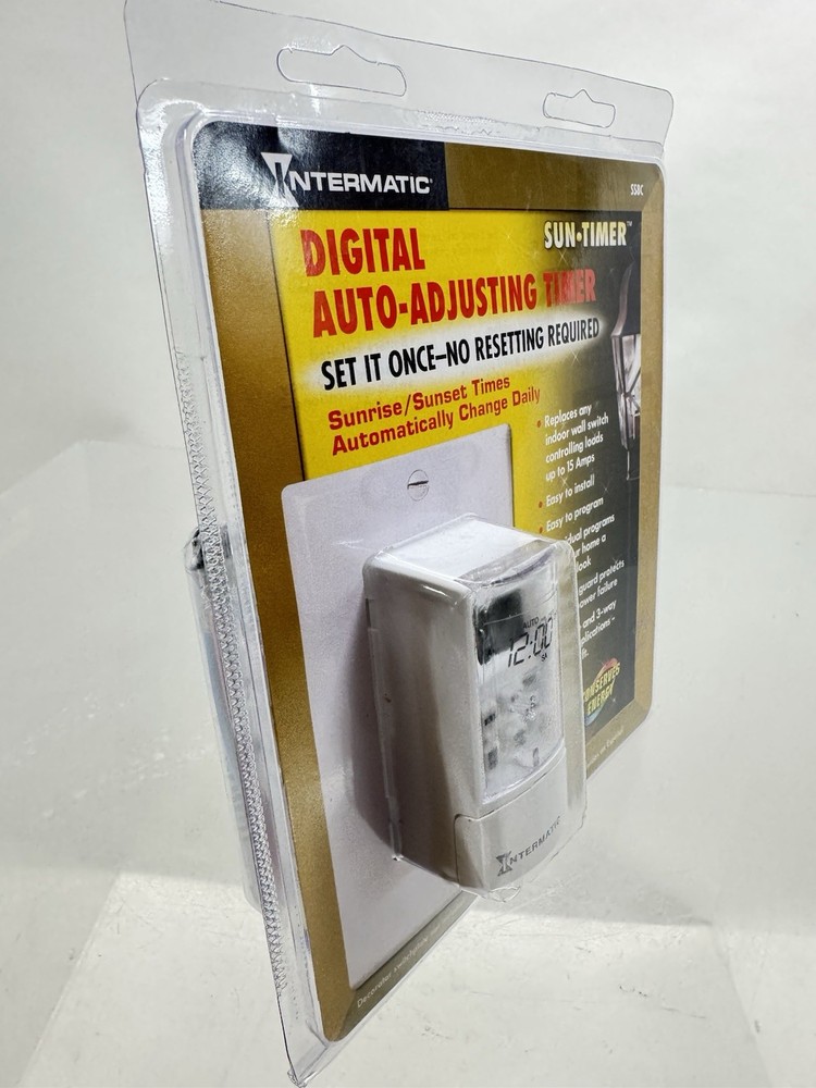 Intermatic SS8C Digital Auto Adjusting Sun Timer Programmable New Sealed