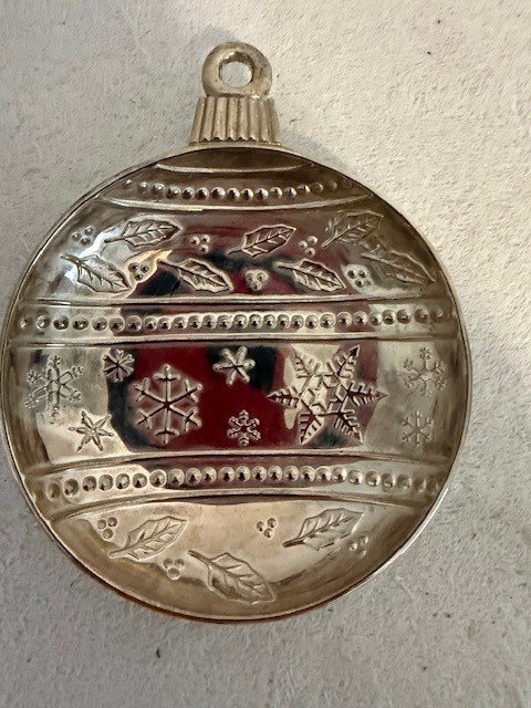 Dish Vintage Towle Silver Plate Mikasa Holiday Christmas Ornament Trinket 5"