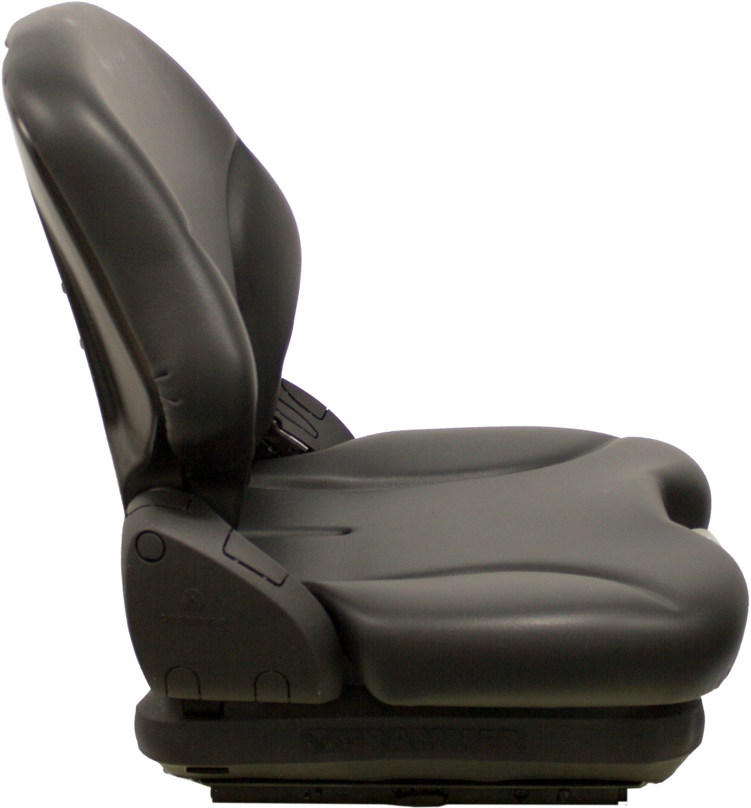 Grammer MSG65 Black Vinyl Seat w/Armrests - Fits Scag Ztr Zero Turn Mowers Etc