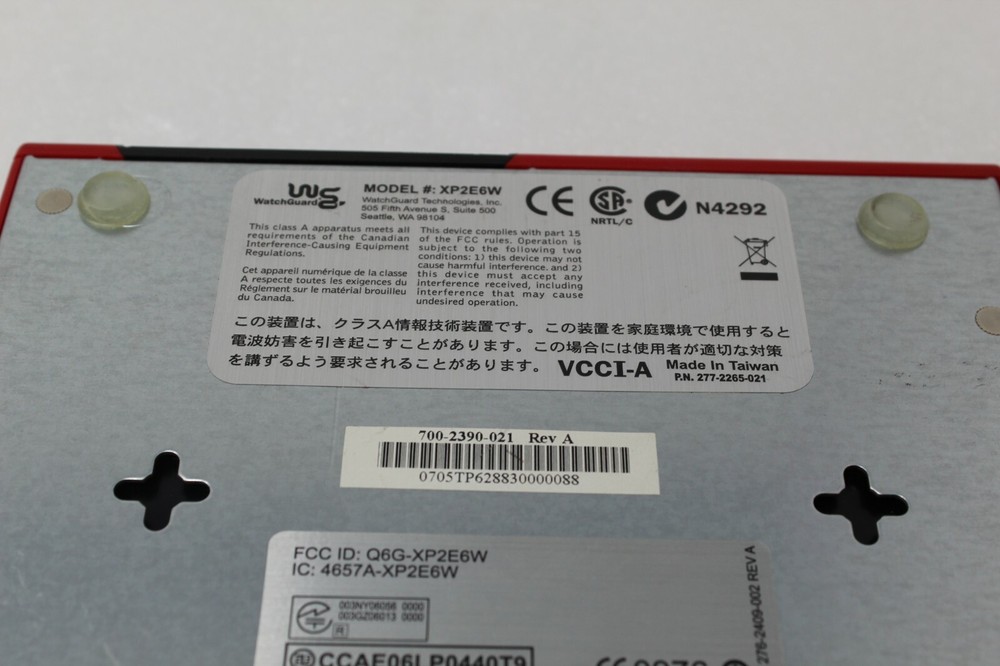 WatchGuard Firebox Edge Model #XP2E6W