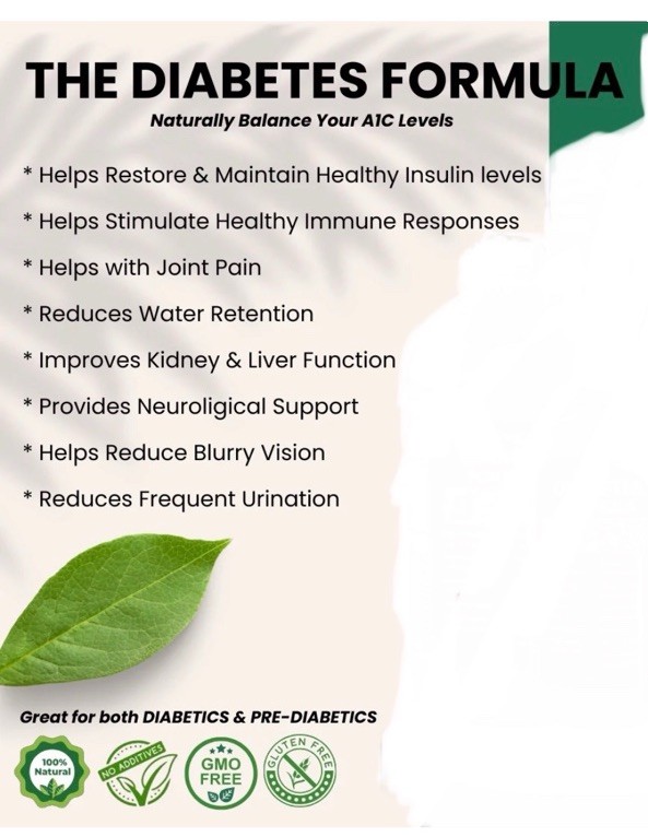 THE DIABETES FORMULA - NATURAL HERBAL LABS