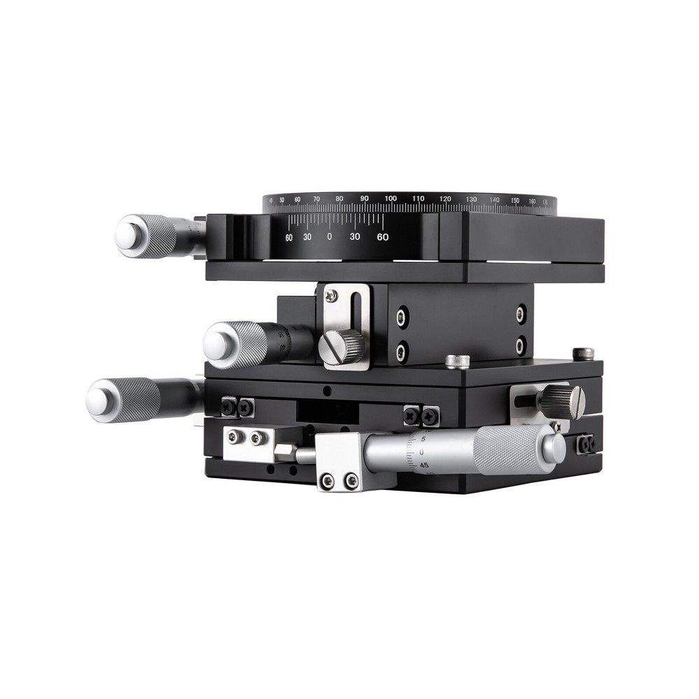 4 Axis-XYZR Manual Driven Linear Standard Precision Linear Positioning Stage