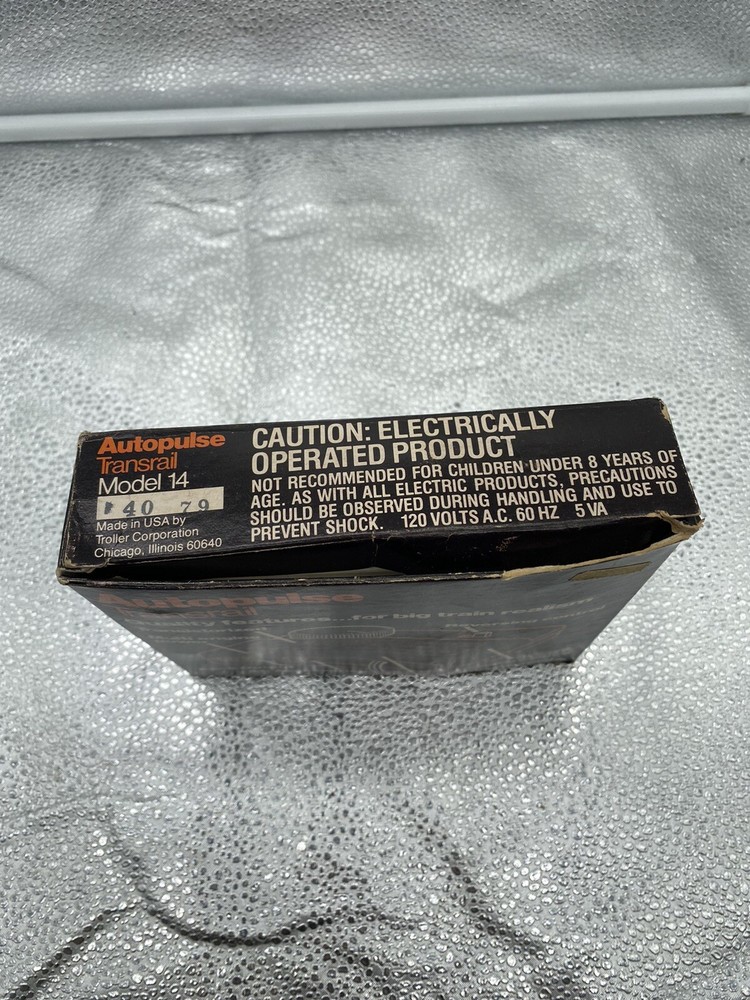TROLLER AUTOPULSE TRANSRAIL MODEL TRAIN POWER PACK MODEL: 14