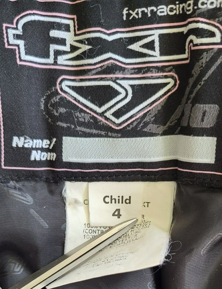 FXR Racing Ignitor Child Coat Size 4
