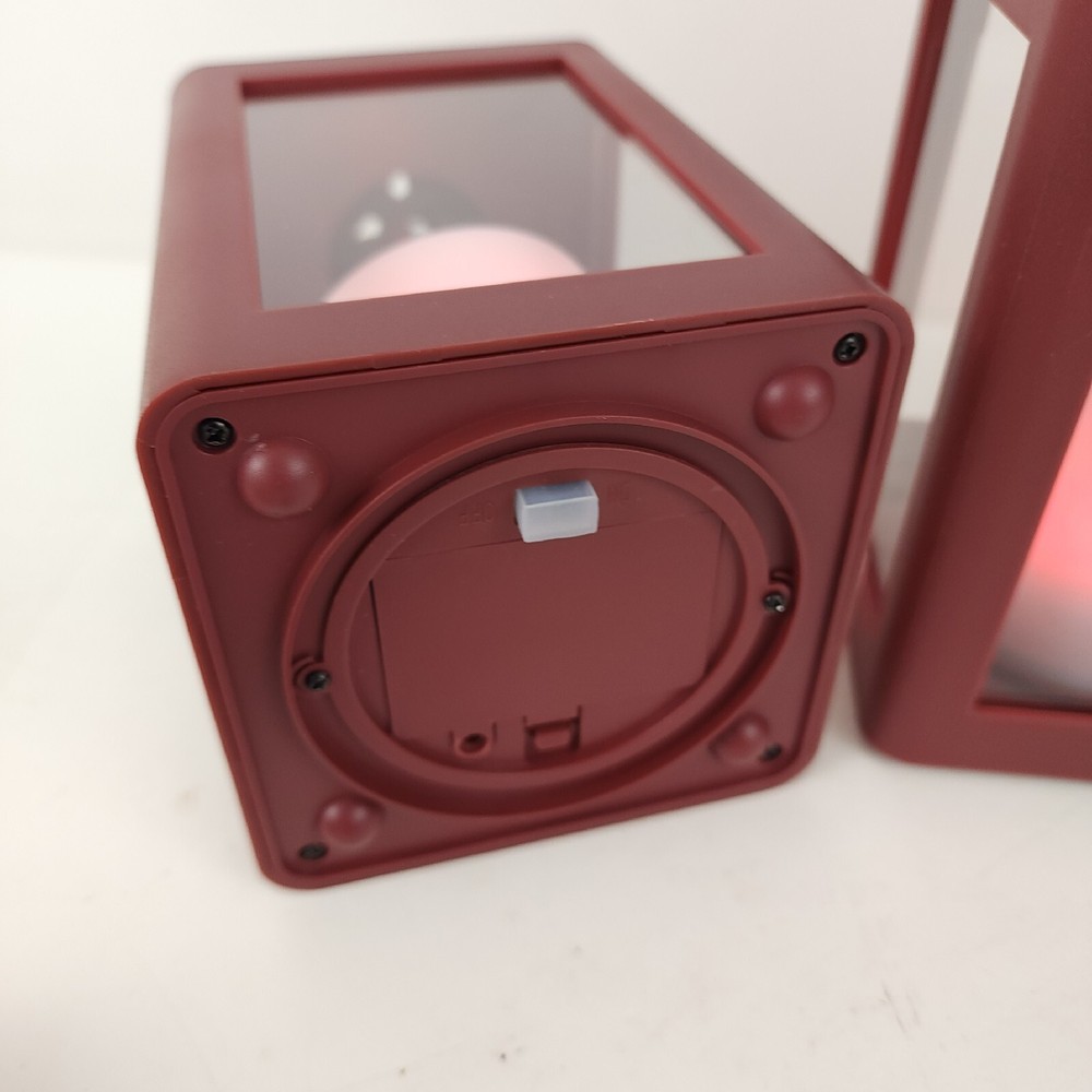 Home Reflections S/3 Mini Lanterns with Remote & Gift Boxes Red