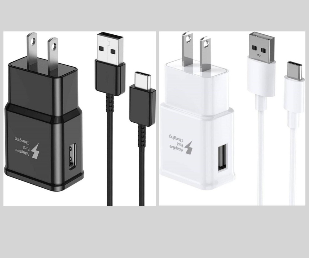 Universal 15W Power Adapter Wall Charger/USB-C Cable 3ft For Samsung Galaxy