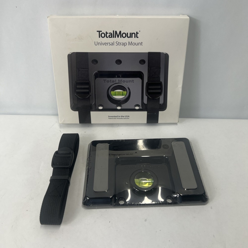 Total Mount Universal Strap Mount for Electronics Level Genuine Drill-Free.