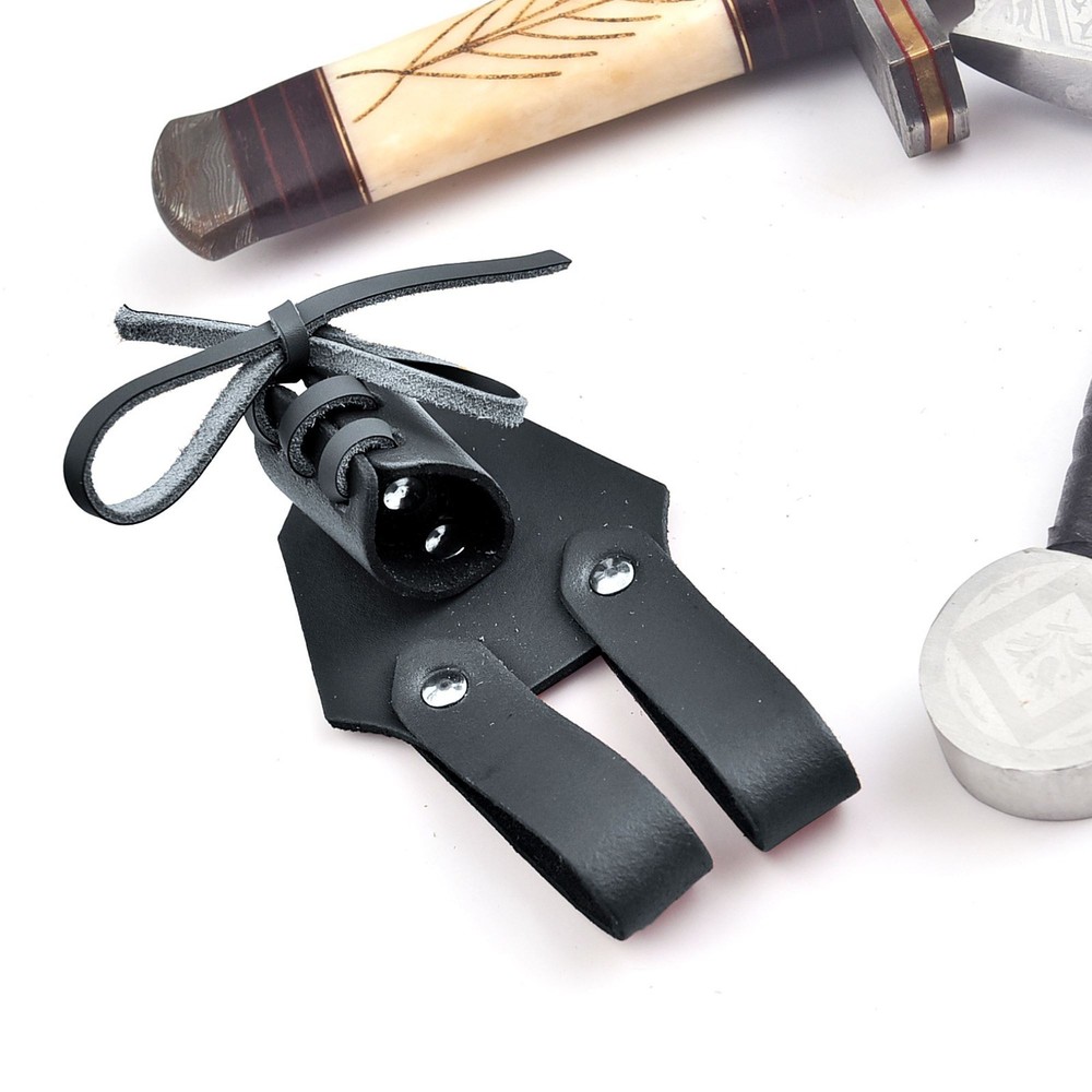 Genuine Leather Dagger Holster Medieval Adjustable Sword Frog Multiple Tool Hold