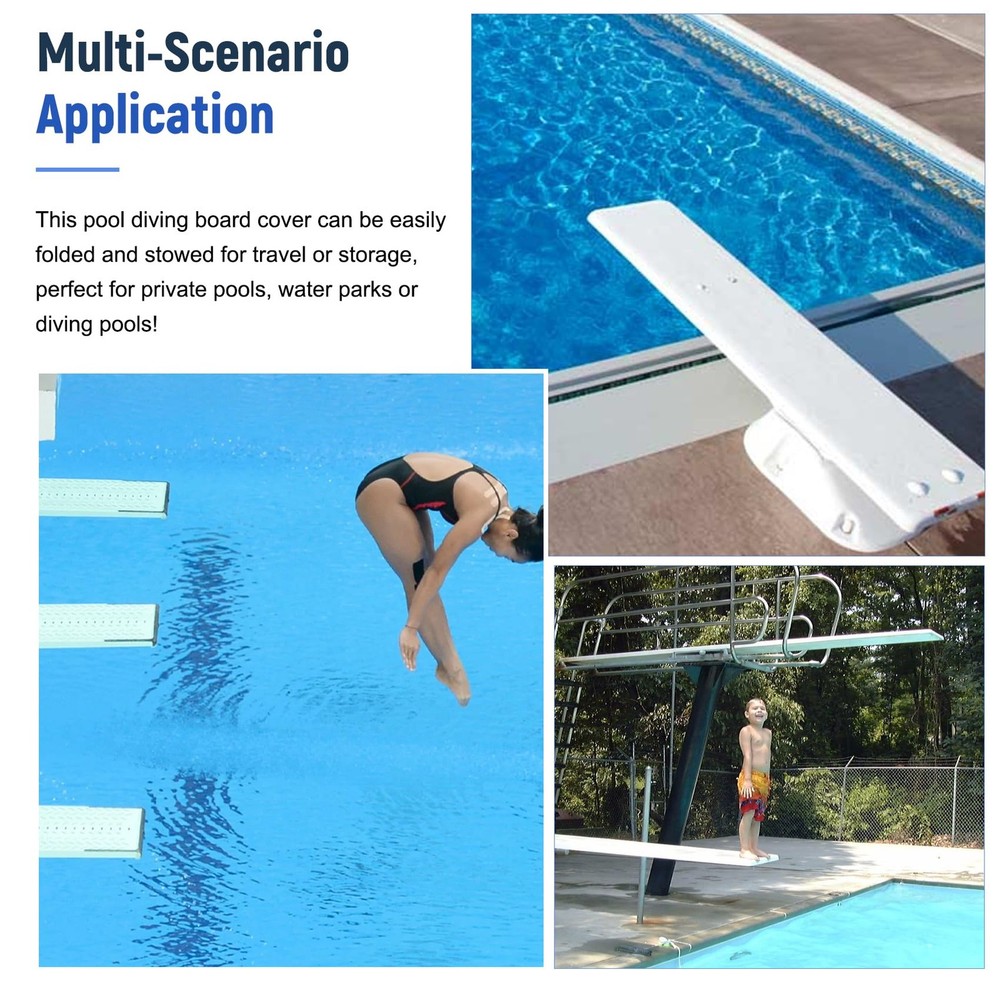 10ft Pool Diving Board Protector, High Strength Polyester Material, Drawstrin...