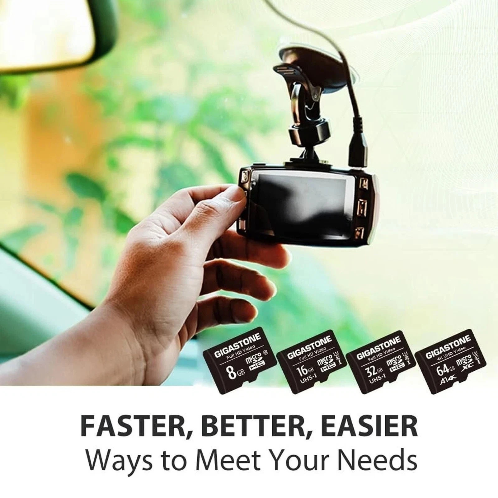 HIKSEMI 4-Pack 64GB Micro SD Card Class 10 High Speed Memory for Camera Drone