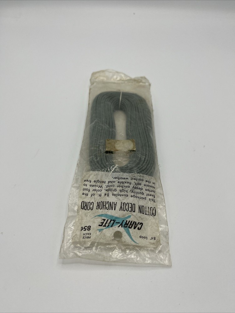 Cotton Decoy Anchor Cord Carry Lite 84' Loop