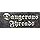 Dangerous Threads Leather Lacing Saddle Brown 12ft