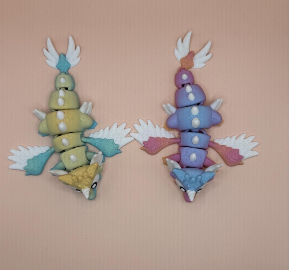 3D Printed Jiggle Pet Celestial Dragon