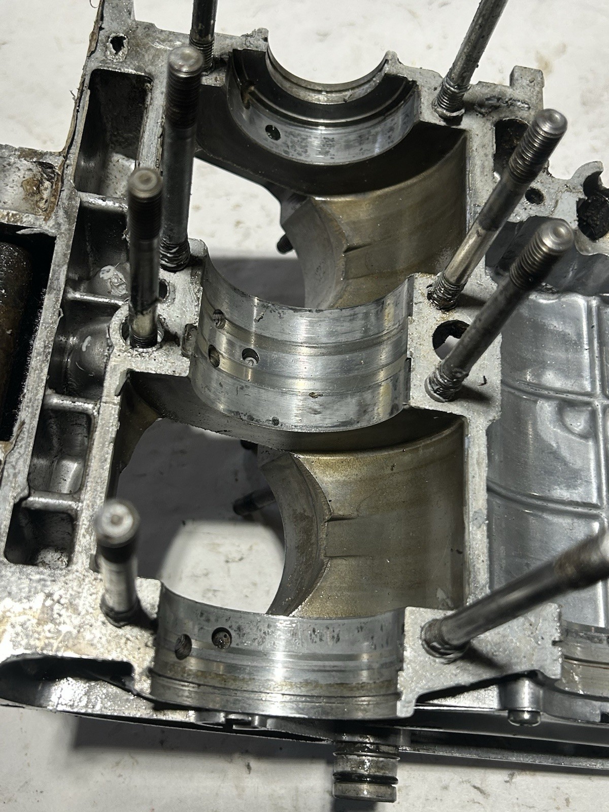 1987 - 2006 Yamaha Banshee Yfz350 Engine Motor Crankcase Bottom End Block Set