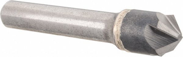 Hertel 1/2" Head Diam, 3/8" Shank, 4 Flute 100? Solid Carbide Countersink 2-1...