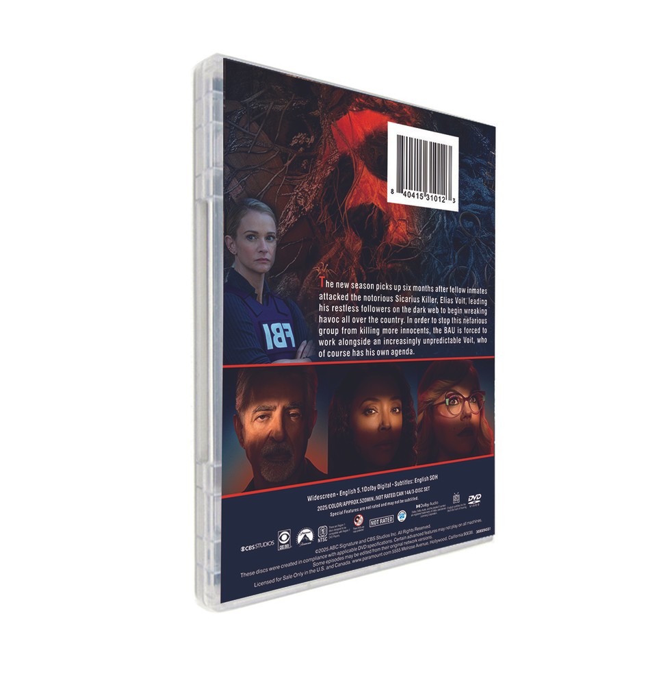 Criminal Minds: Evolution Season 18‎ 3DVD