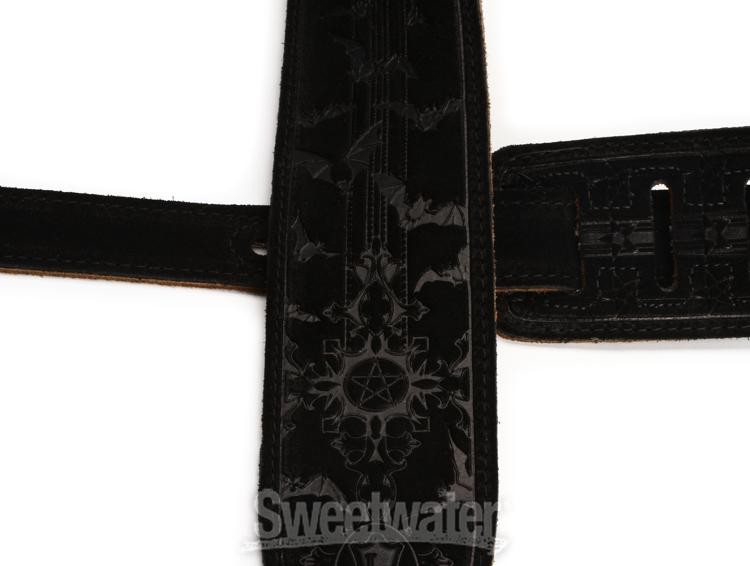 Levy's MS17T05 Suede Guitar Strap - Black
