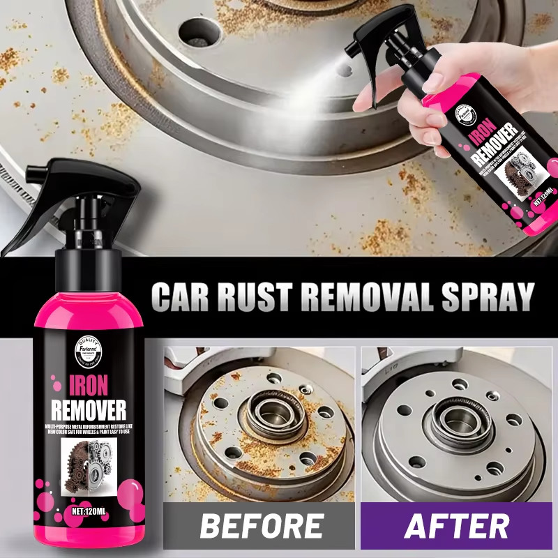 All-Purpose Rust Remover Spray 120ML Fast Acting Iron Oxidation Eliminator