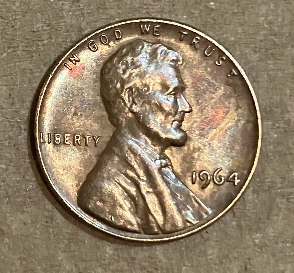 1964 One Cent No Mint Mark